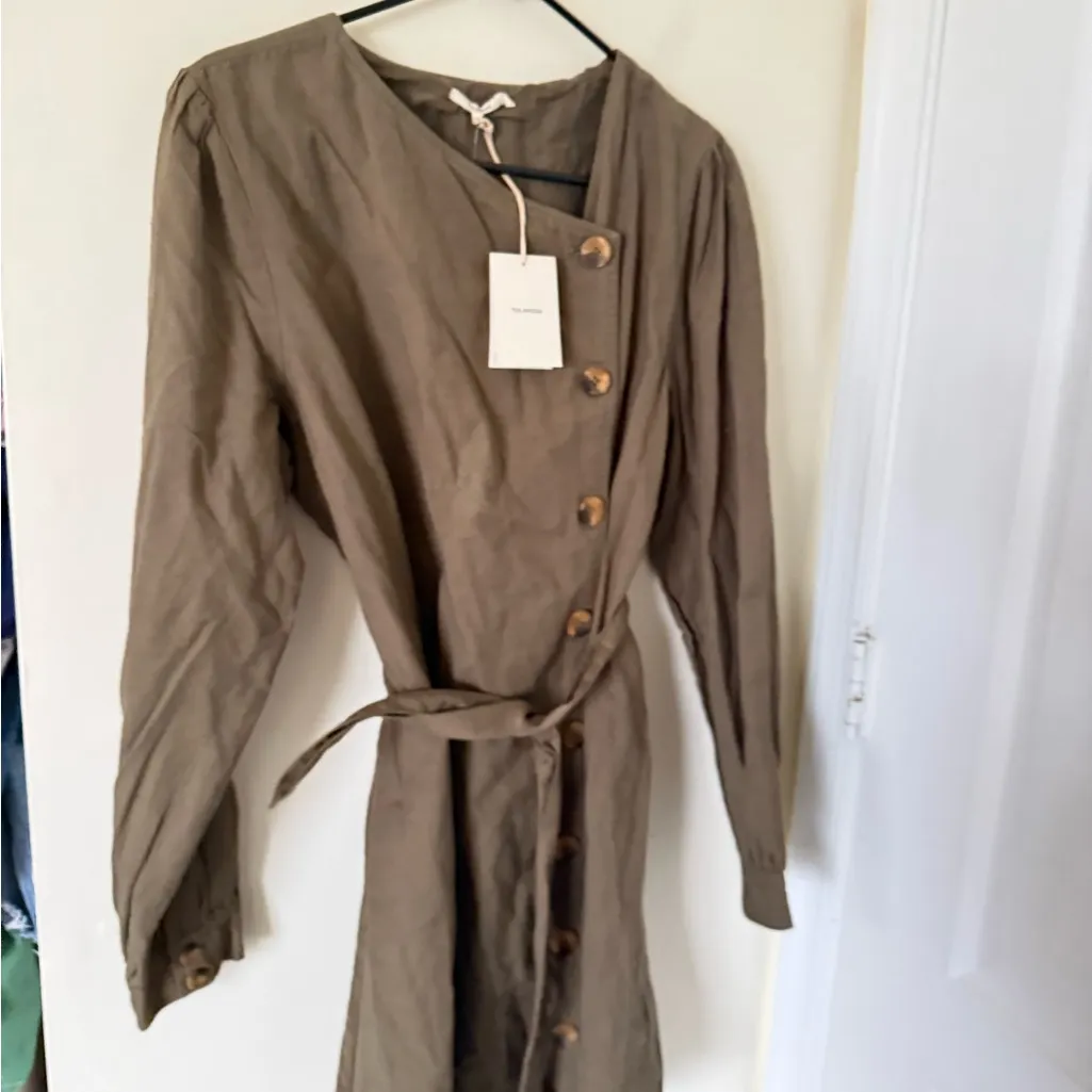 Tularosa NEW Copper Mini Dress Olive Green - Image 4