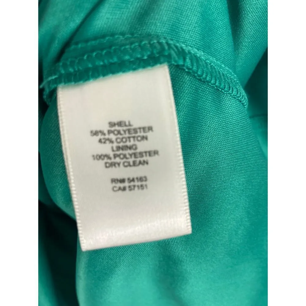 Eliza J Lace Sleeveless Dress Green Size 0P - Image 5