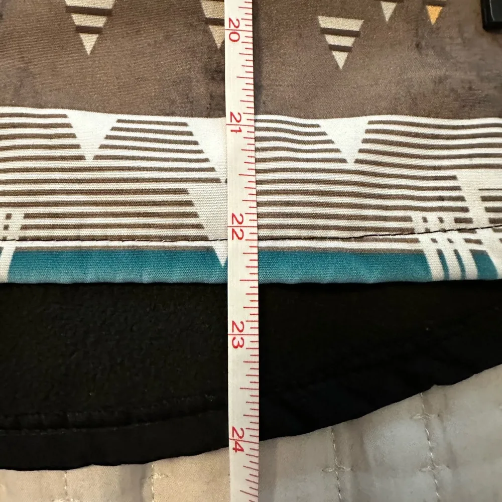 Cinch Unisex Western Aztec Print zip up logo jacket Size G See Measurements - Image 11
