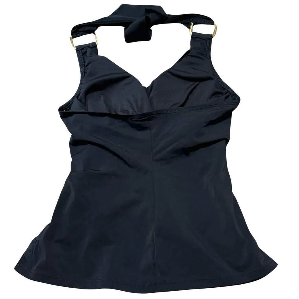 SPANX Let's Go Slimming Whittle Waistline Draped Tankini Swim Bathing Suit NWT 6 - Image 4