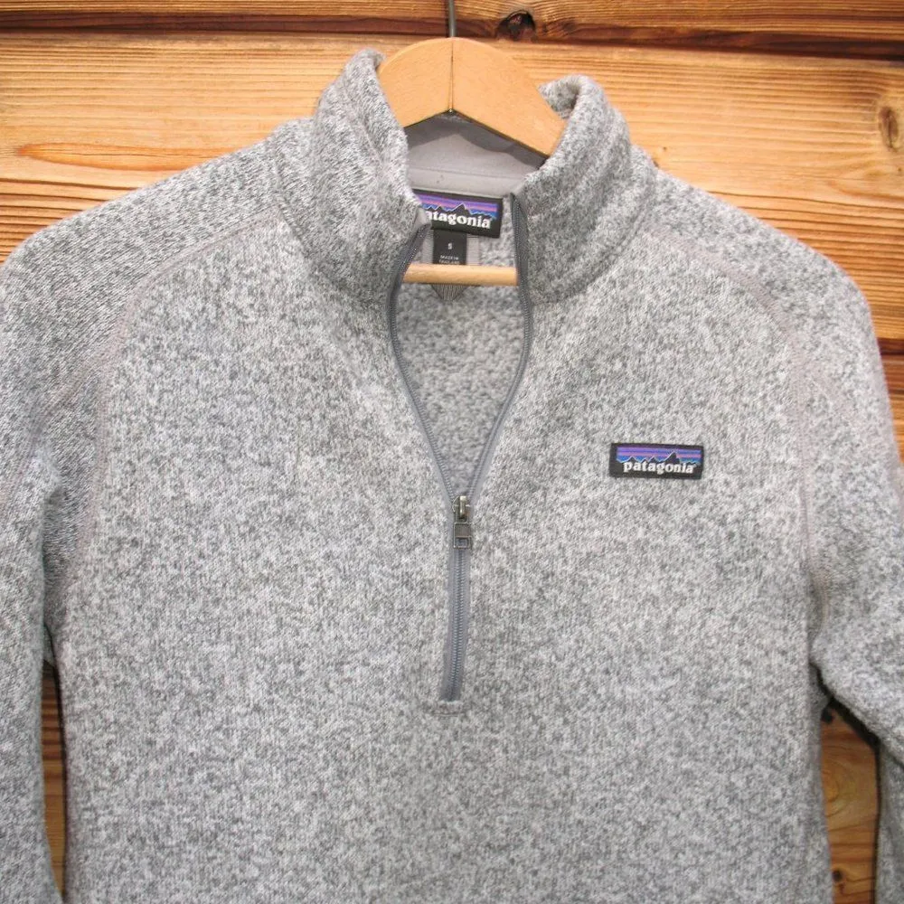 Patagonia Gray Better Sweater  1/4 zip fleece Pullover - Image 5