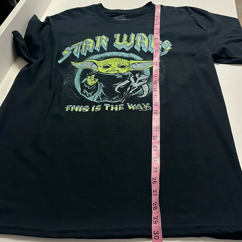 Star Wars tshirt size medium Yoda tshirt 100% cotton Yoda tee this is the way - Image 4