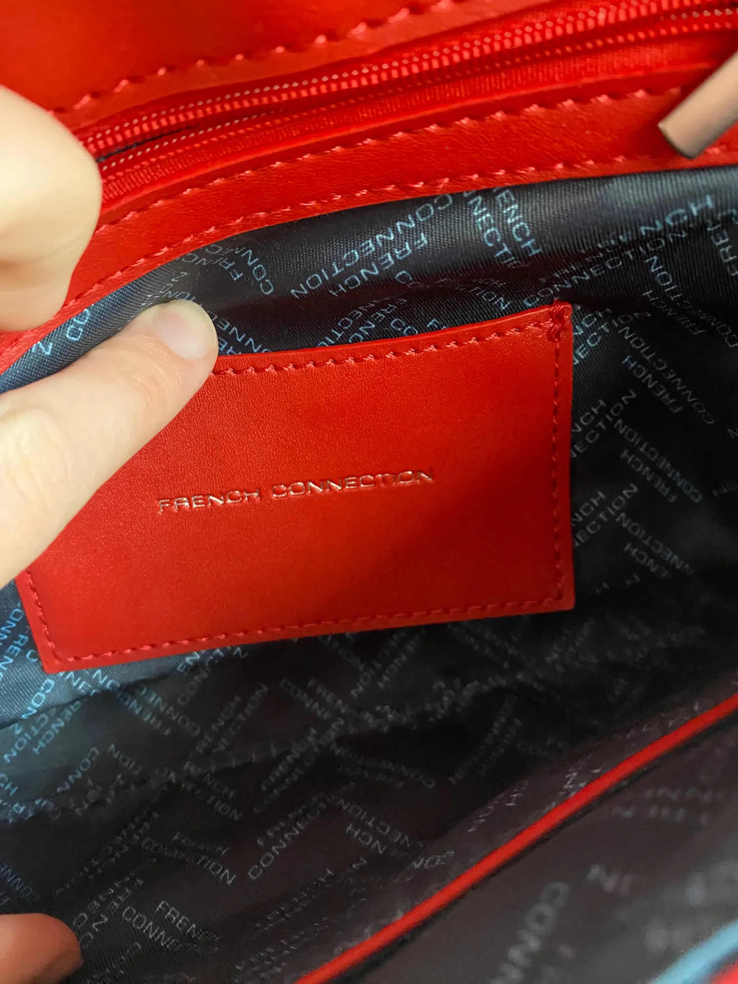 French Connection Red Shoulder Bag - Image 5