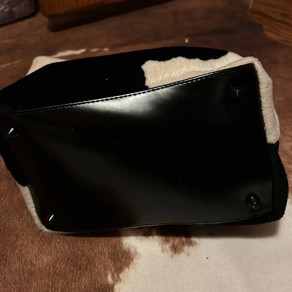 Cow Print Mini Purse by XOXO with Detachable Matching Wallet y2k 90s - Image 6