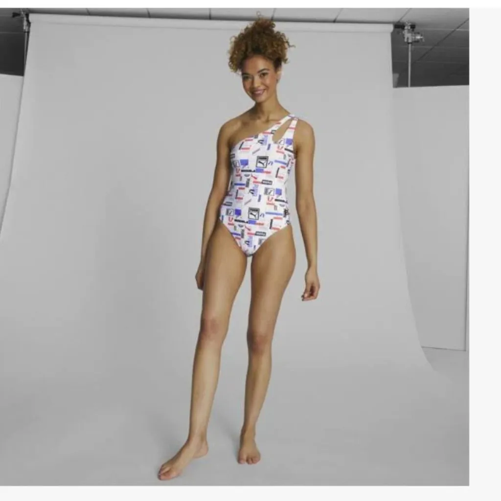 NWT PUMA 1PC One Shoulder Swimsuit - Image 7