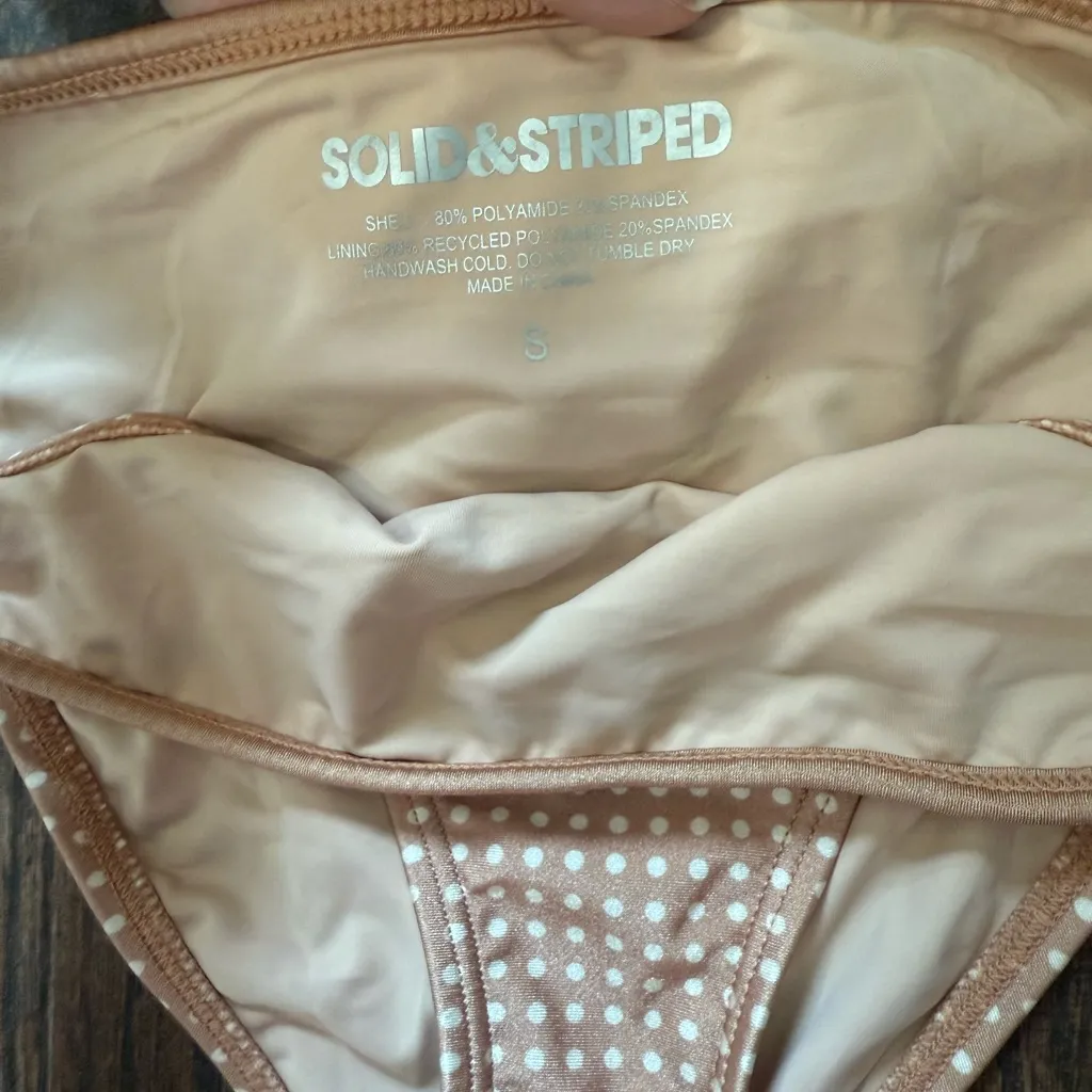 NWOT Solid & Striped Sydney Bikini Set READ - Image 6