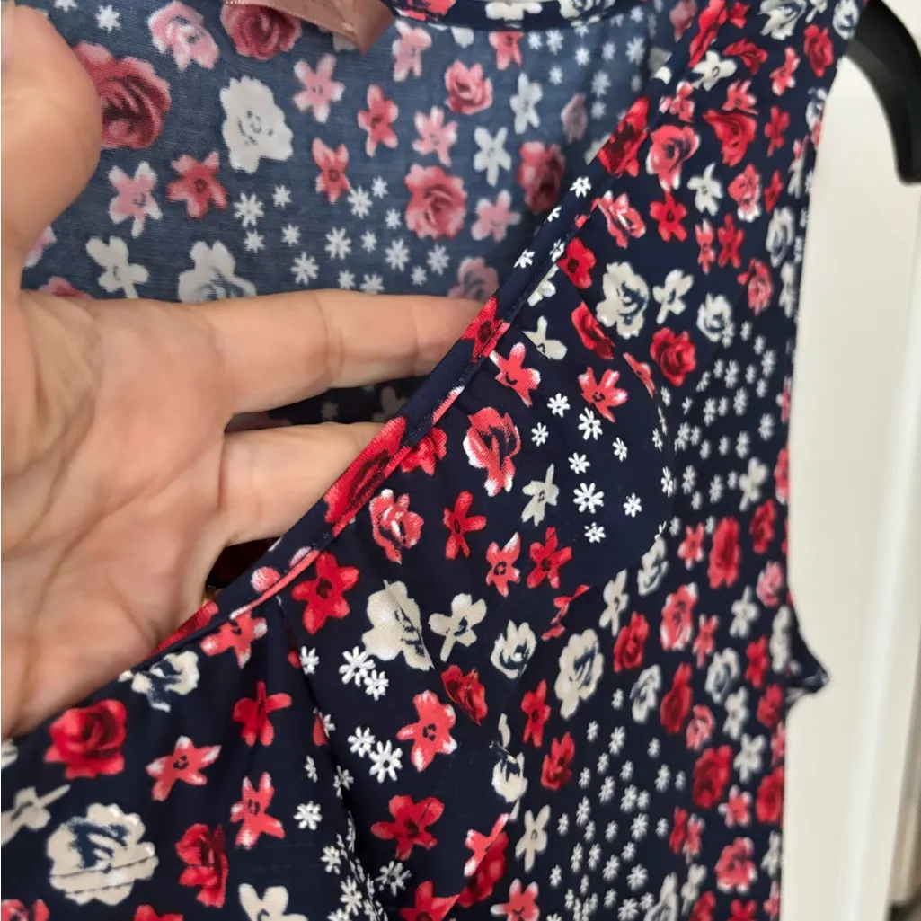 Amanda sleeveless ruffle top‎ top. Cure and comfy. Size large - Image 3