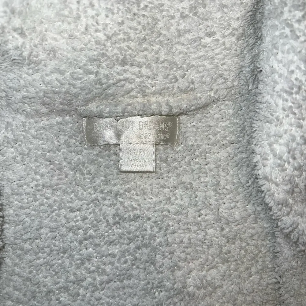 Barefoot Dreams Ivory / White Size 1 Chic Cozy Robe with Strap - Image 4