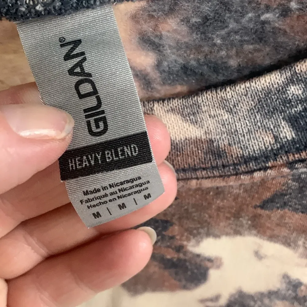 Gildan Wallen Tie Dye Sweatshirt Size M - Image 3