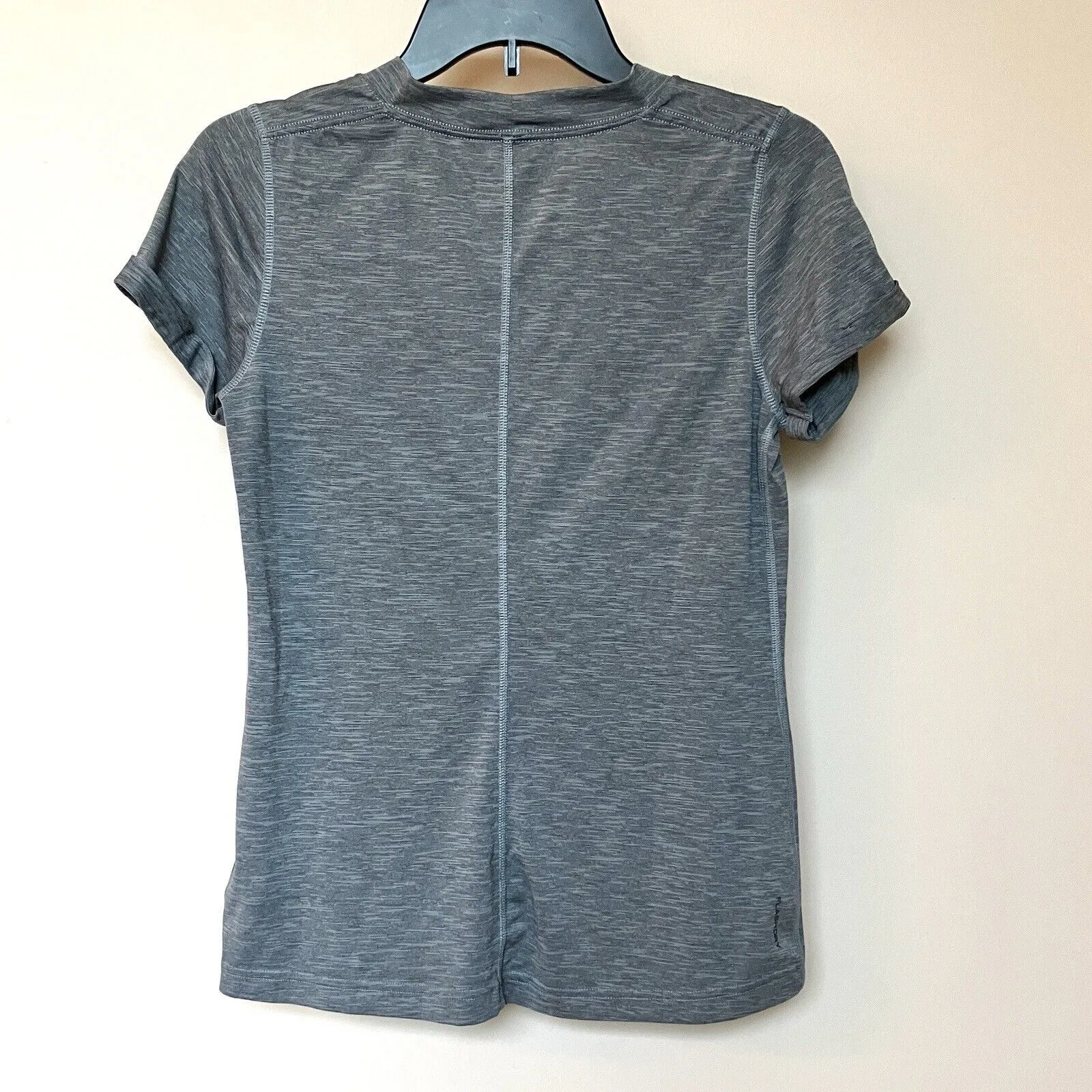The North Face Shirt Women’s Small Gray Flash Dry Short Sleeve Pullover - Image 2