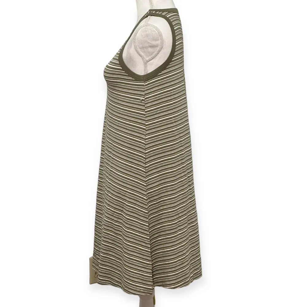 Green/White Stripes Sleeveless Dress NWOT - Image 2