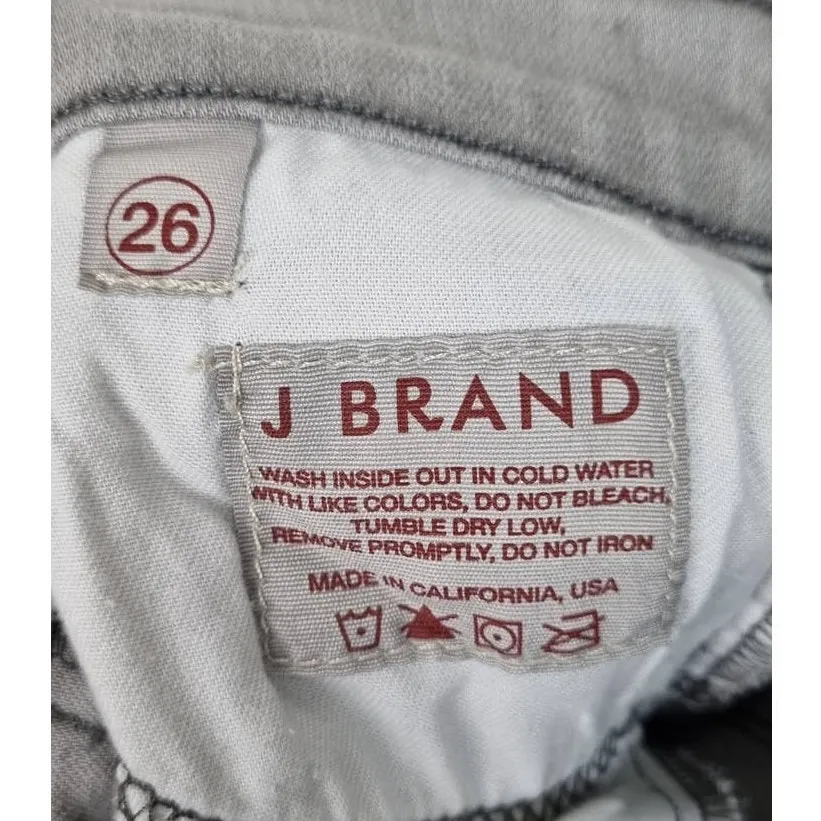 J Brand Skinny Leg Jeans in Starr Gray Size 26 - Image 7