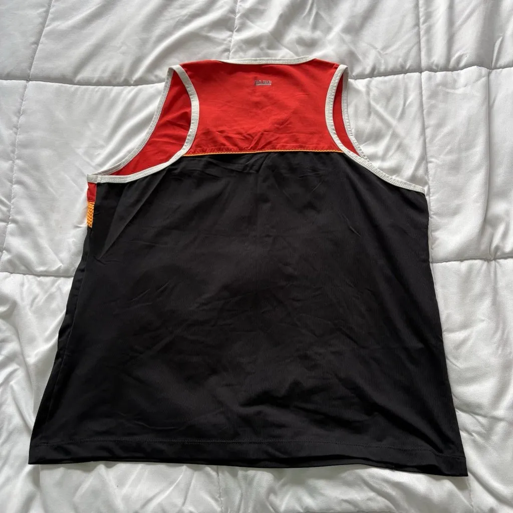 Vintage Tail Tech Tank Top Womans Size Large Black Red Tennis Golf Yoga Outdoor - Image 7