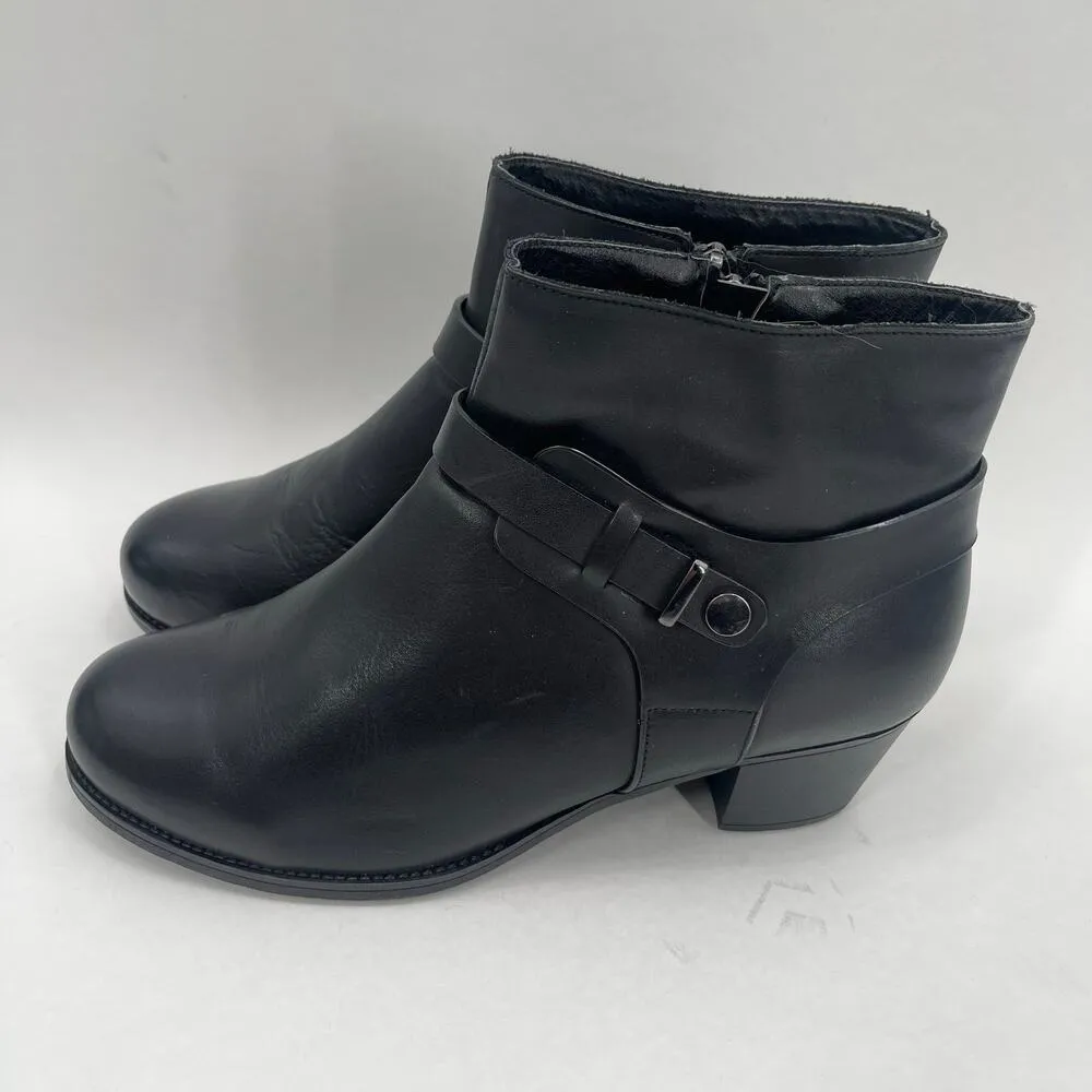 PROPET Topaz Boots Size 8.5 X(2E) Extra Wide New Womens Ankle Boot Leather NWOT Black - Image 2