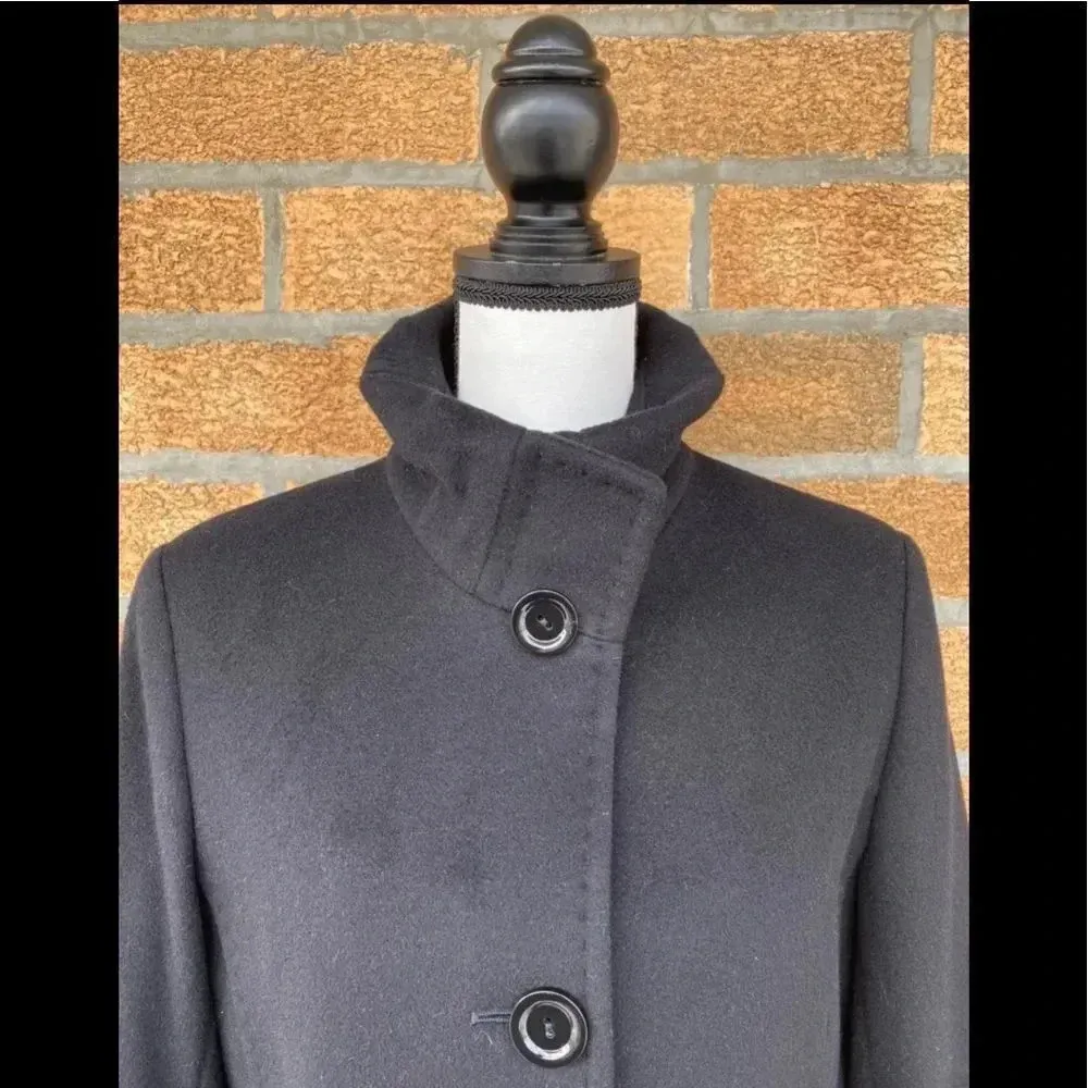 Cinzia Rocca Wool/cashmere coat sz 8 Black - Image 2