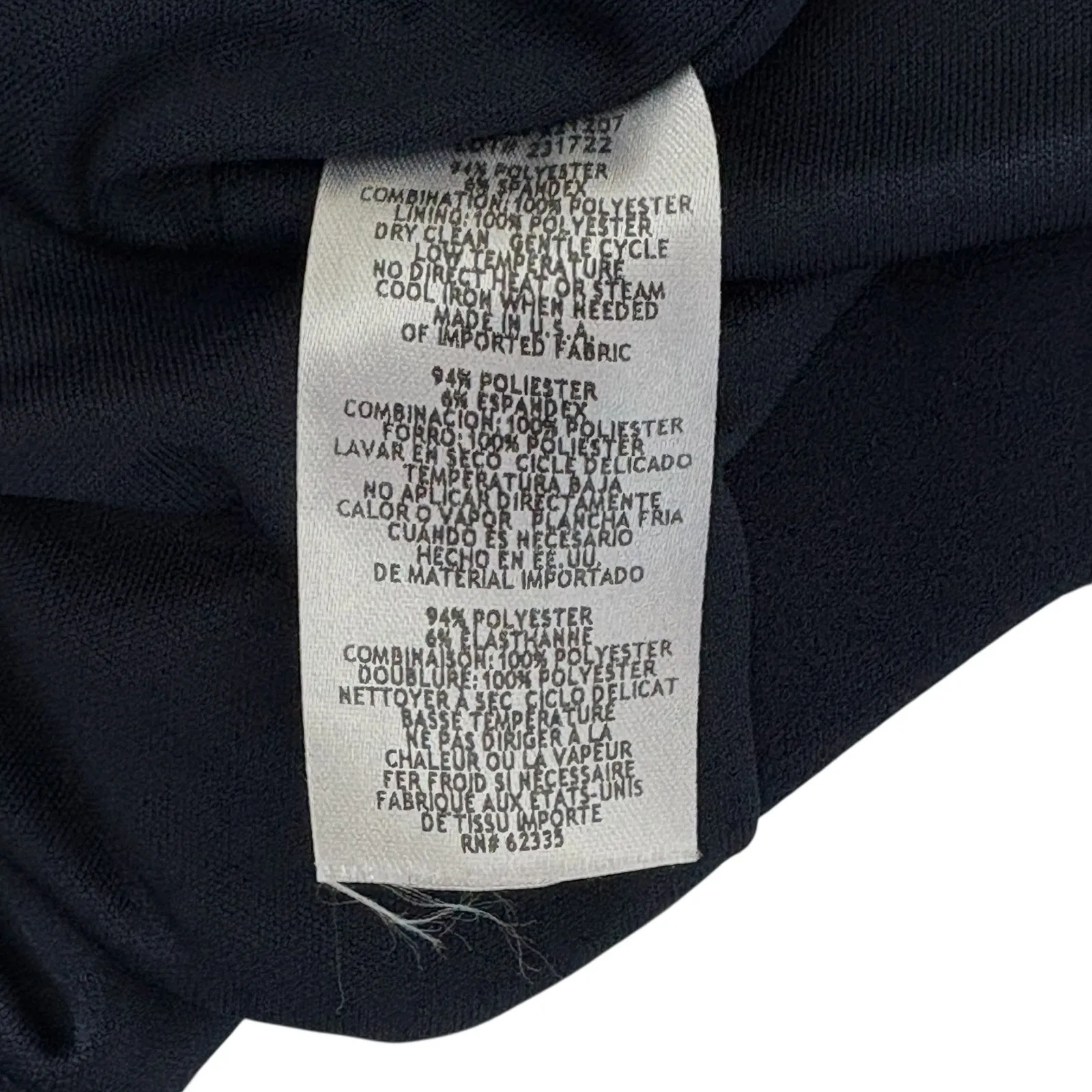 Betsy & Adam Navy Boat Neck Drape Back Cape Sleeve Sheath Dress 6 - Image 7