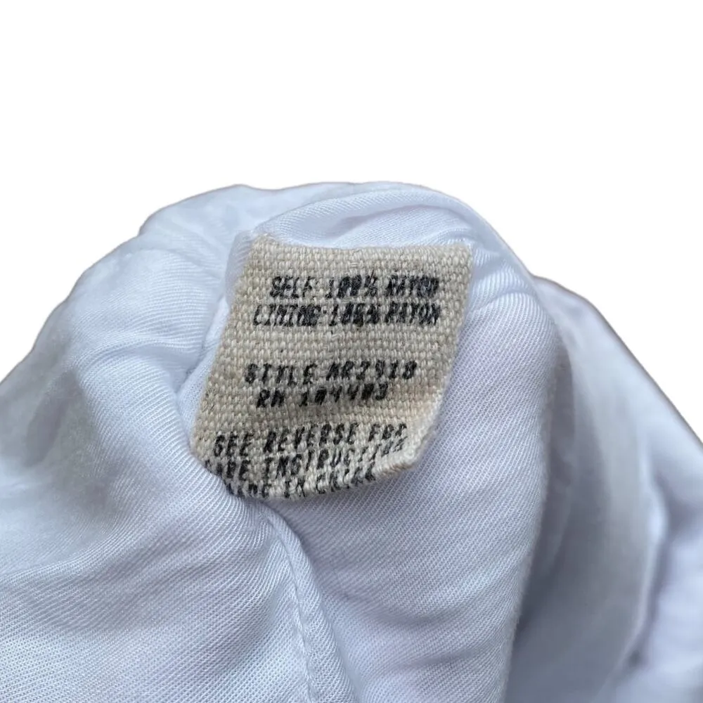 Moon River Jumpsuit Floral White Pink Women's Size Extra Small - Image 13