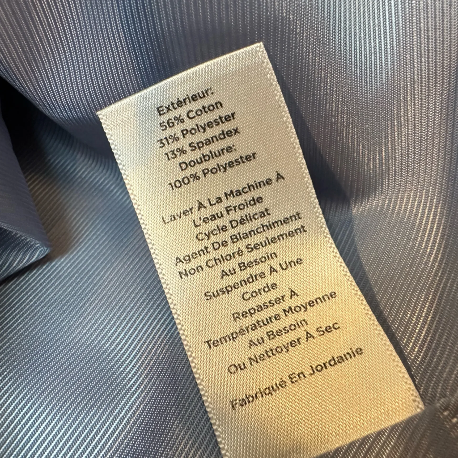 Talbots Bella Light Blue Periwinkle Double-Breasted Blazer Jacket Size 14 NWOT - Image 11