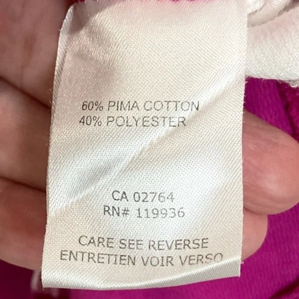 Nivo Purple Sleeveless Golf Polo Snap Front Ladies Sz Med Collared Shirt Top - Image 3