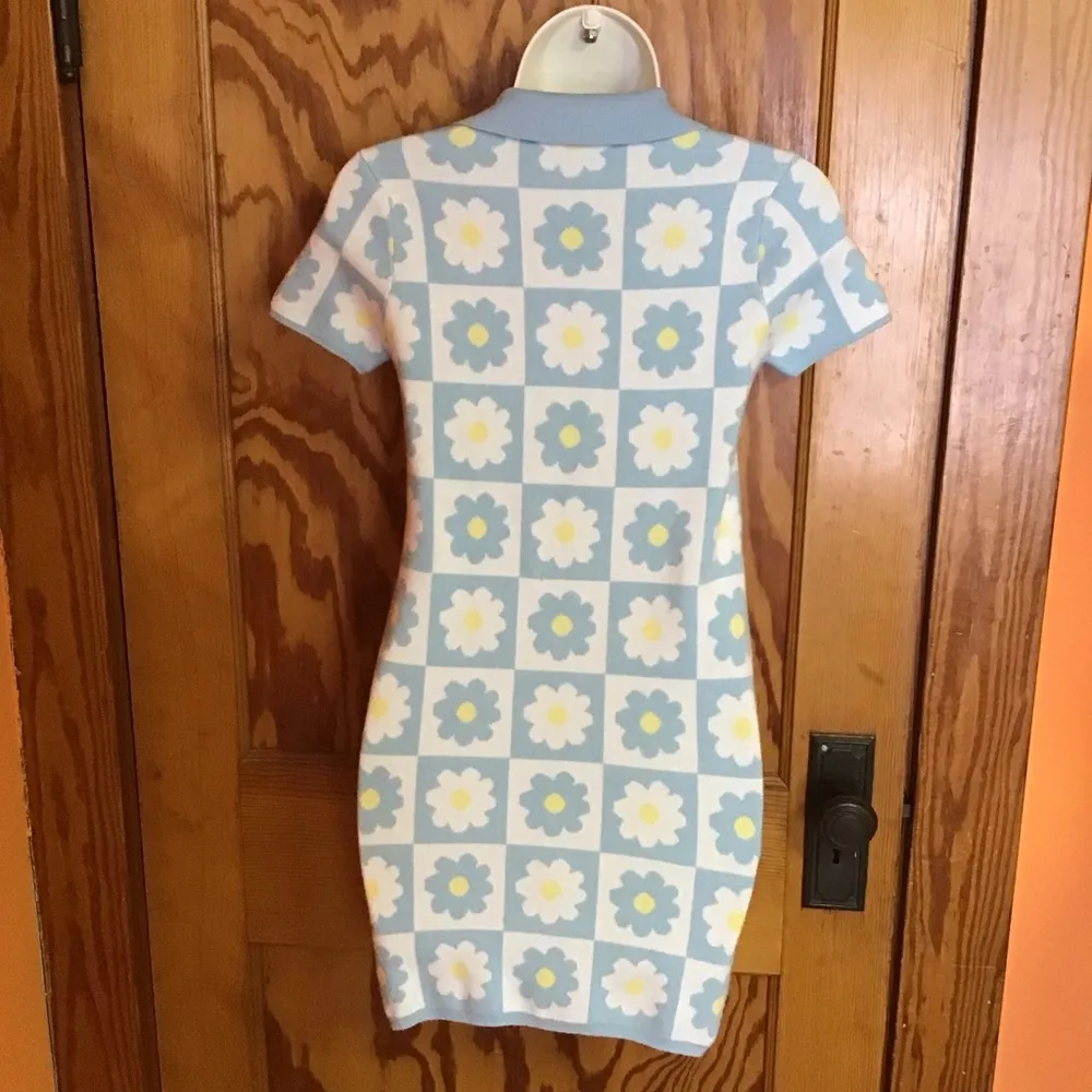 Pacsun Pastels Flower Power Knit Polo Dress - Image 12