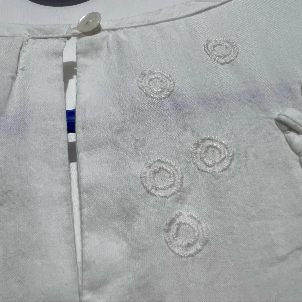 Roolee  White Embroidered Blouse - Image 7