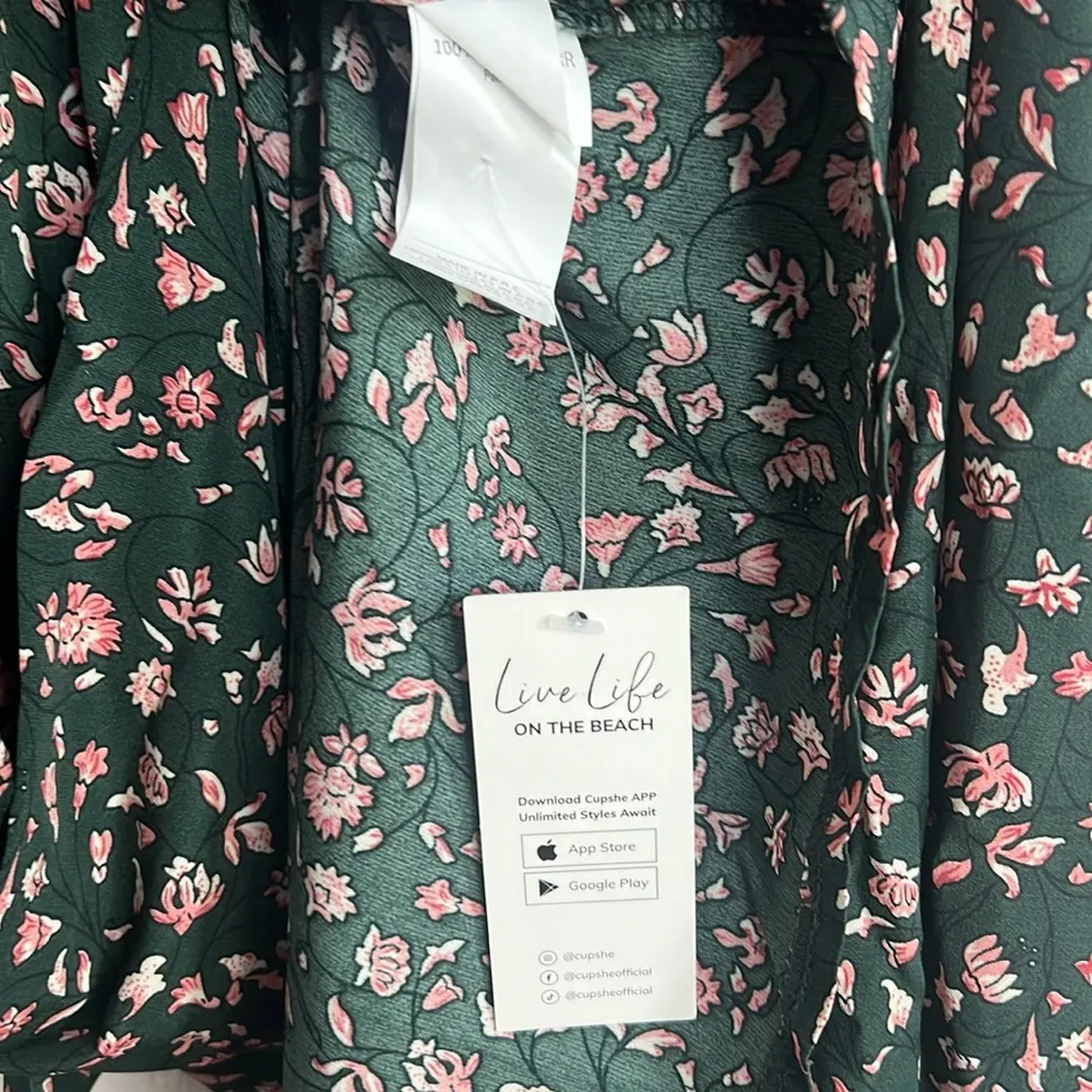 Cupshe Belted Ditsy Floral Cami Dress, Women’s Size UK M NWT - Image 11