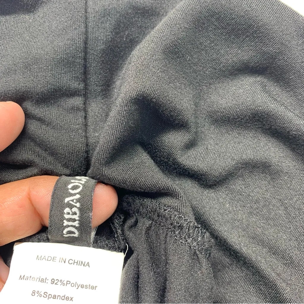 Diba Black Wide Leg Pants with Elastic Waistband Size M - Image 4