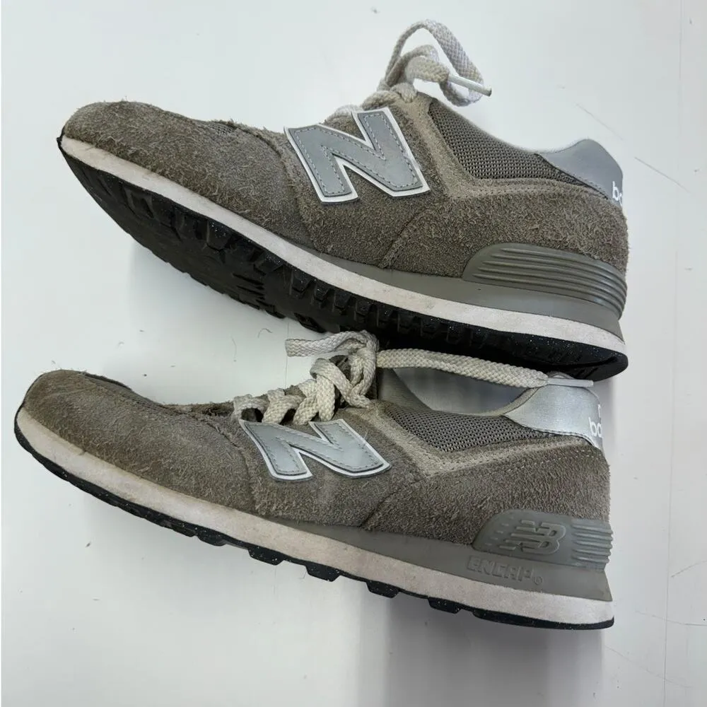 Sneakers Womens 8.5 Grey Suede Core Classic 574 Shoes WL574EVG - Image 6