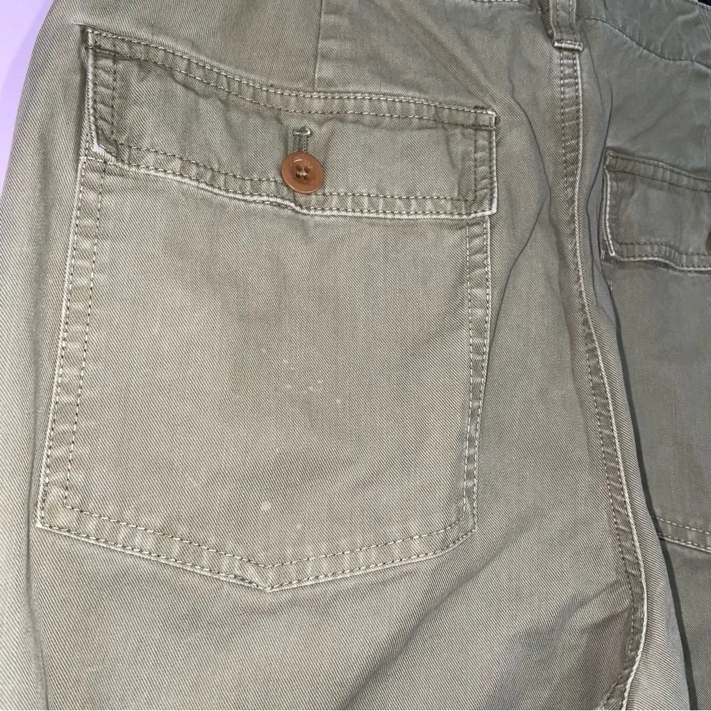 Madewell Utility Pant Women Size 28 Khaki Cargo Gorpcore Gardening Office Casual - Image 7