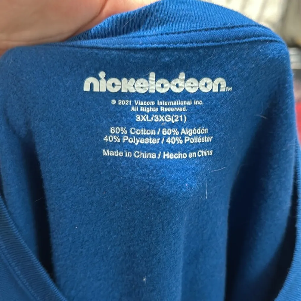 NICKELODEON Blue Cartoon Character Sweatshirt - Image 4