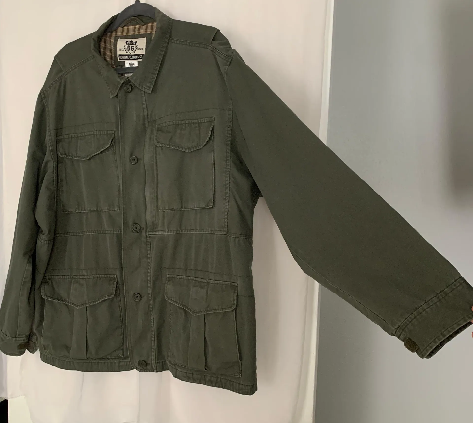 Route 66 Green Cargo (ish) Jacket - Image 4