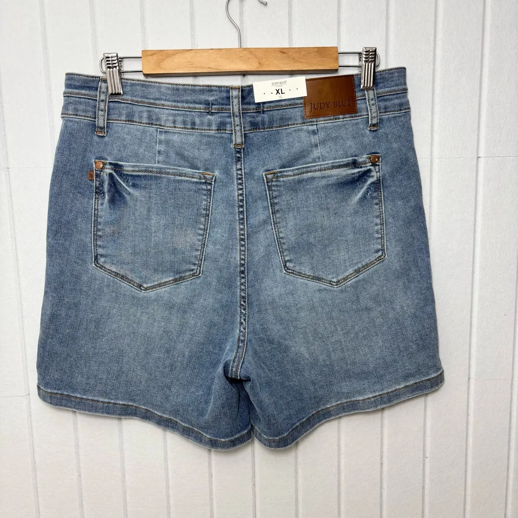 Judy Blue Blue Jean Shorts Size XL Style#JB150337 MD-CO   New - Image 3