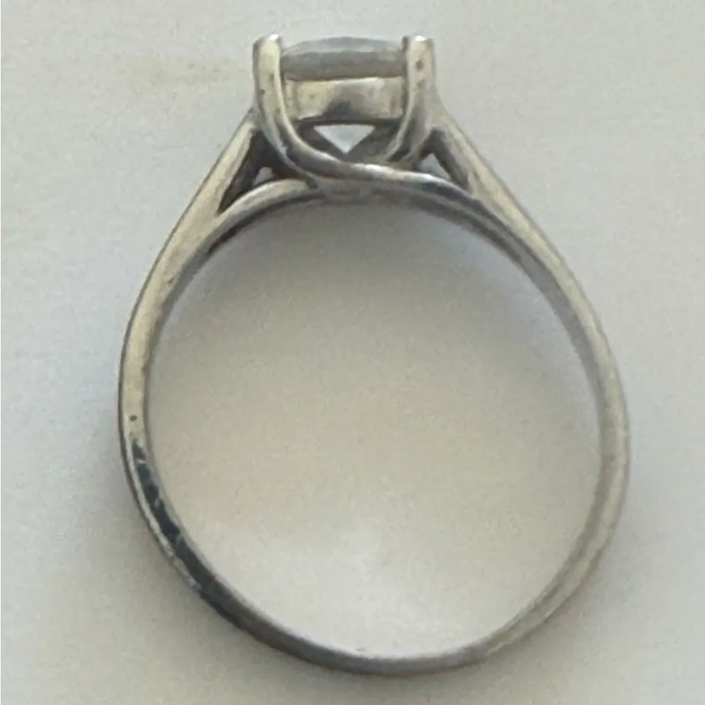 .50 Ct White Round Cut Lab Created Diamond Solitaire Engagement Ring Size 5 Silver - Image 7