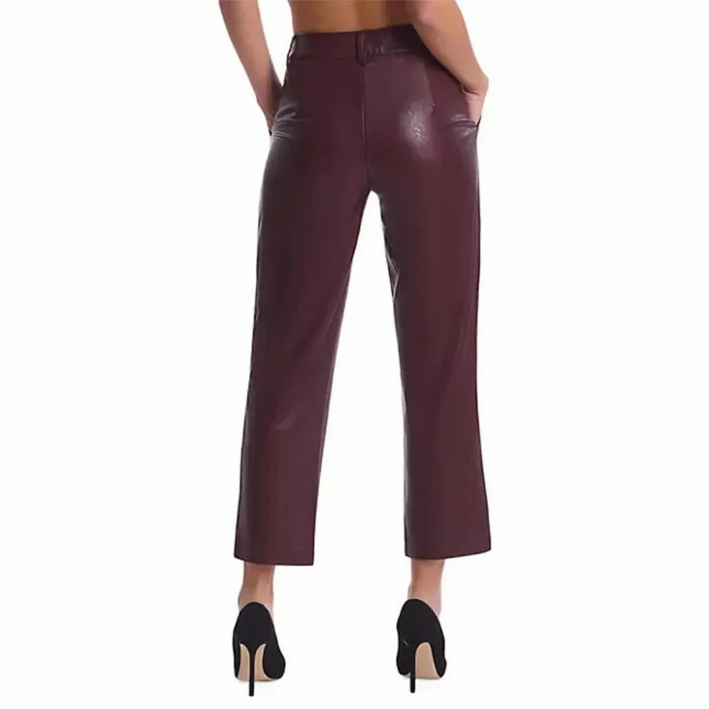 NWT Commando Faux Leather 5 Pocket Pant Size Large - Image 2