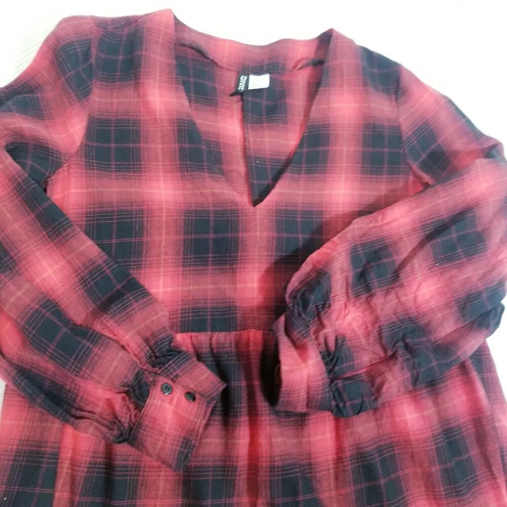 H&M Divided Plaid Dress - Image 9