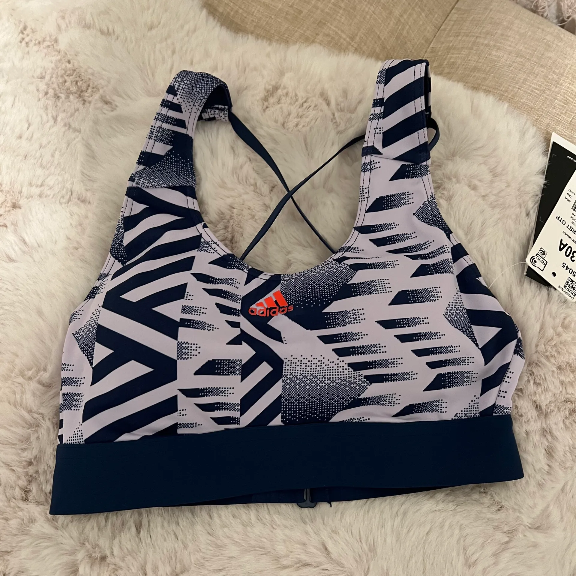 Women's Don't Rest Graphic Swim Top Purple Tint 30A NWT - Image 4