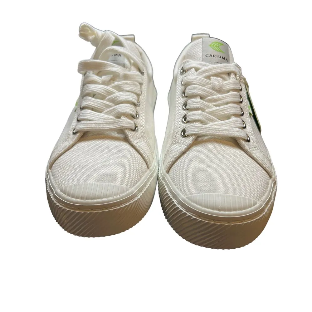 OCA Low Off White Canvas W 9.5 / M 8 New - Image 3