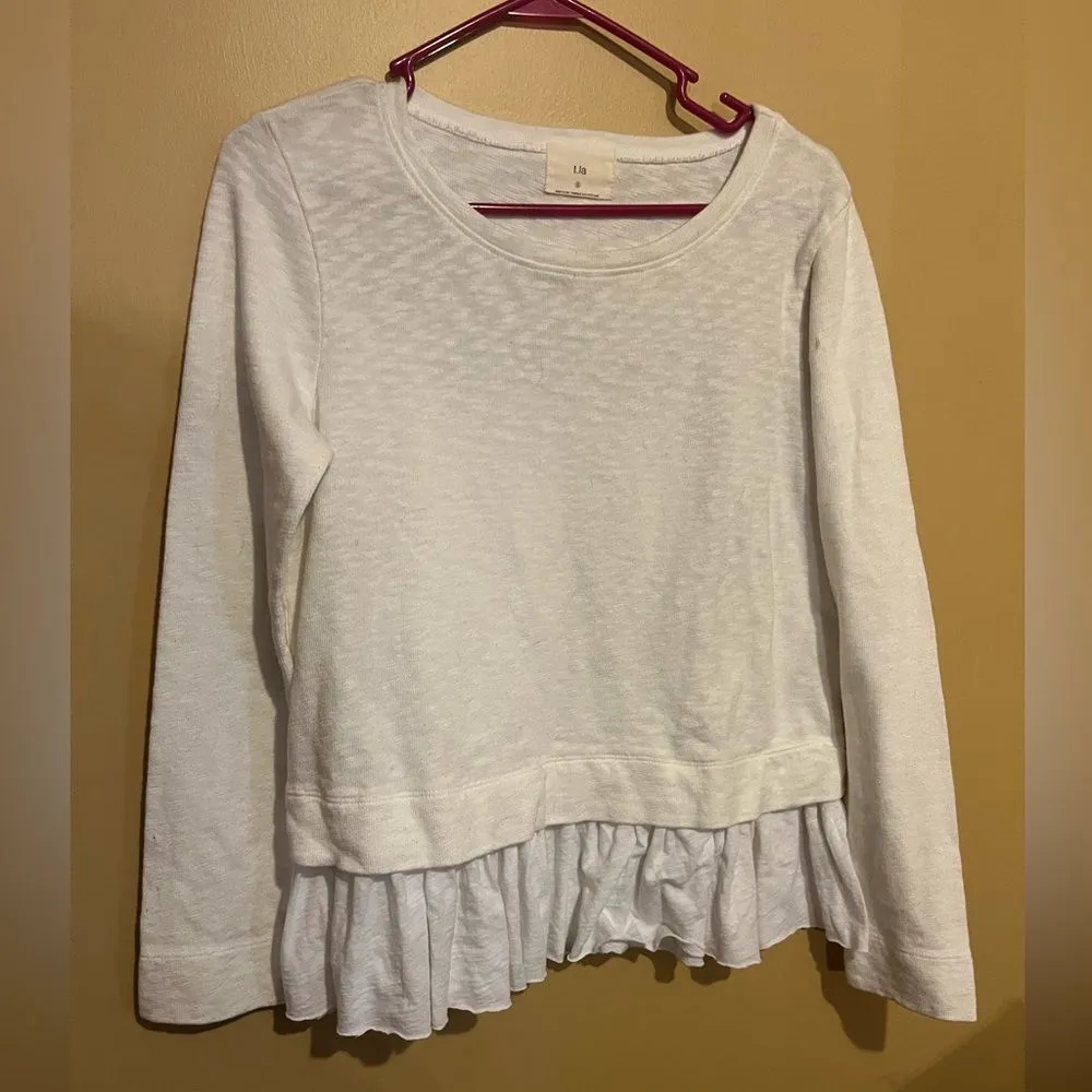 Anthropologie t.la sweater top small - Image 3