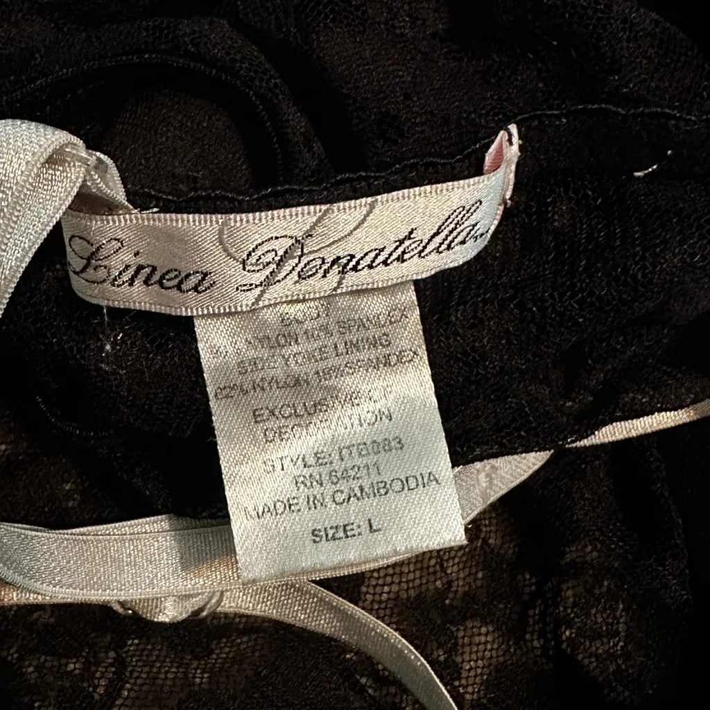 Linea Donatella Lingerie French Maid  Teddy Chemise Y2K Coquette Size Large - Image 3