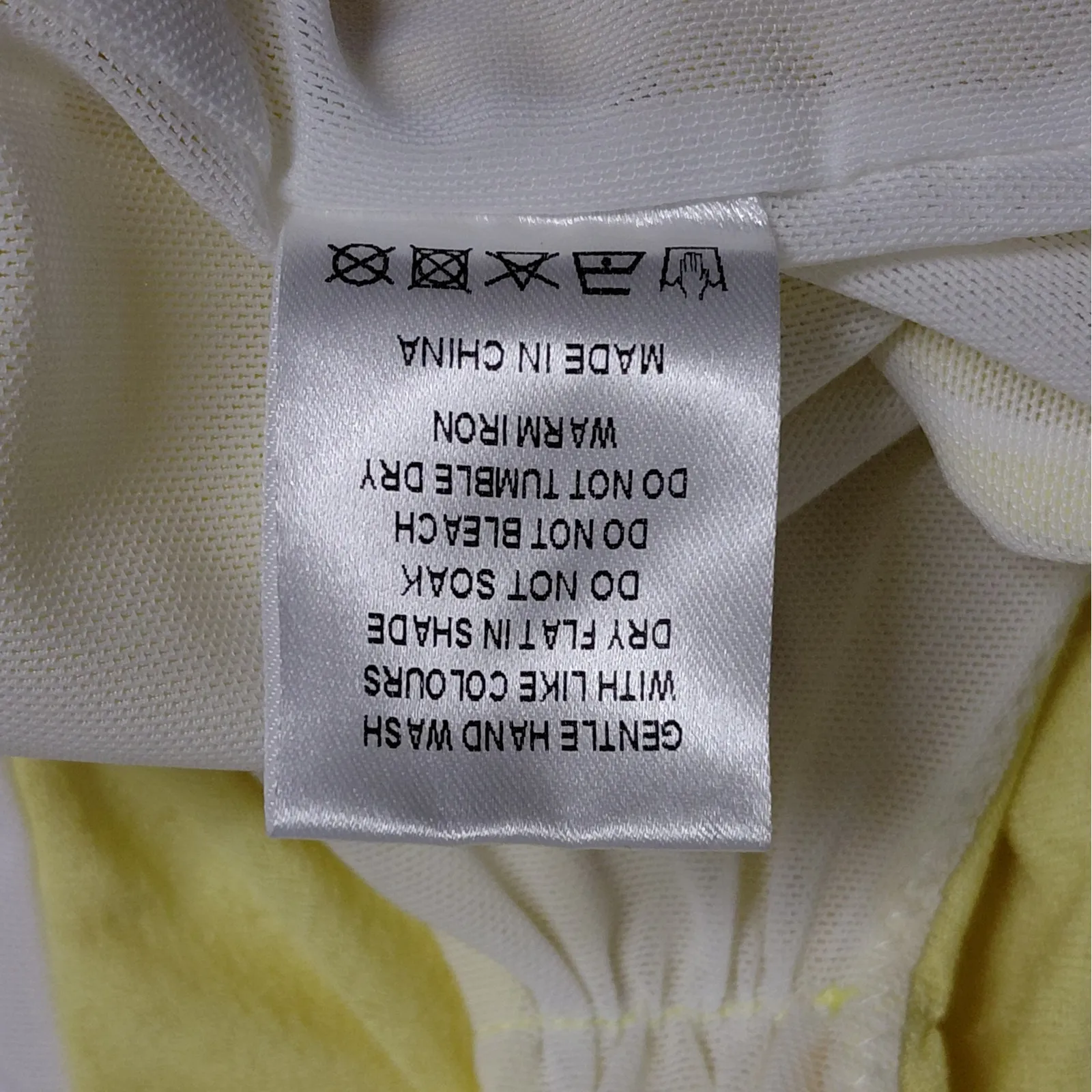 White Fox Womens Crop Top XS Yellow Long Sleeve Cutout Open Back Y2K Coquette - Image 9