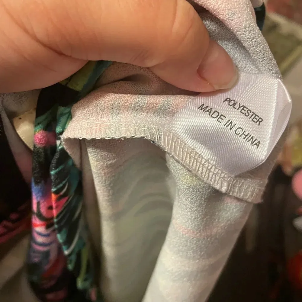 RUMOR BOUTIQUE TROPICAL CAP SLEEVE PARTY DRESS Size 6 - Image 4