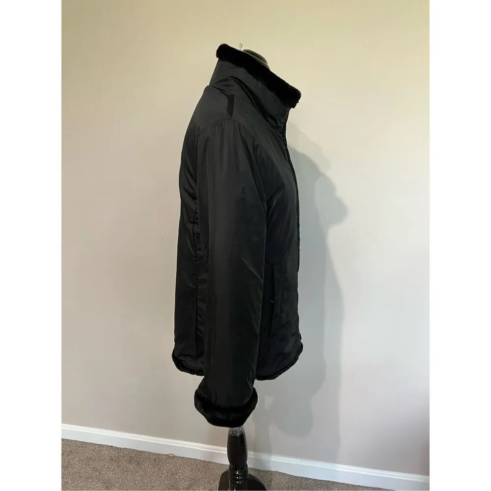 Andrew Marc New York REVERSIBLE Winter Jacket Coat  Black size M - Image 7