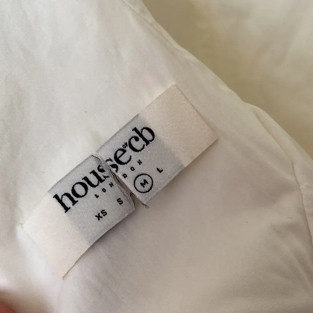 HOUSE OF CB 'Florianne' Ivory Bow Mini Dress NWOT size M A-C regular length - Image 9