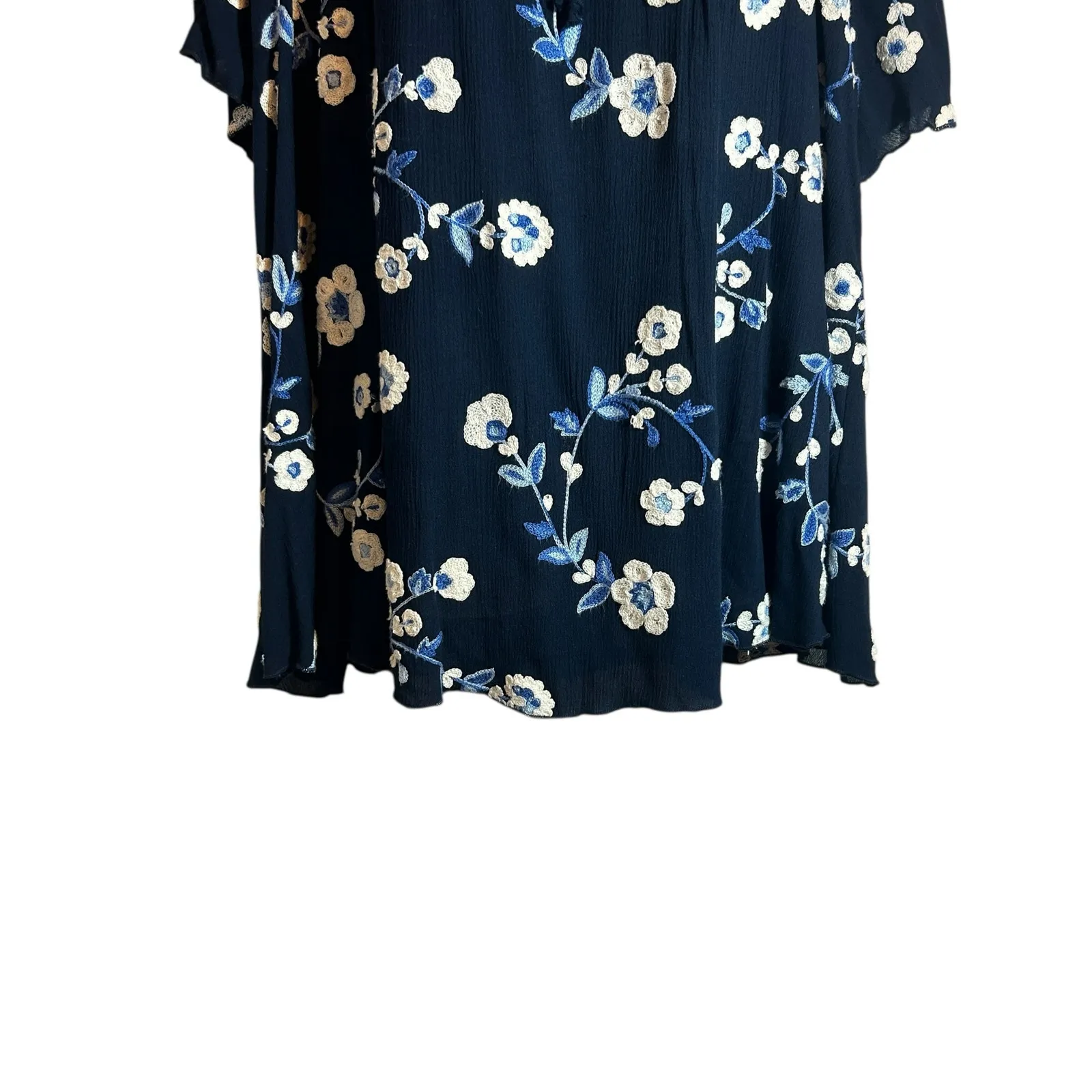 Karen‎ Kane Women Floral Peasant Tunic Top 2X Embroiderered Cottagecore Whimsy - Image 6