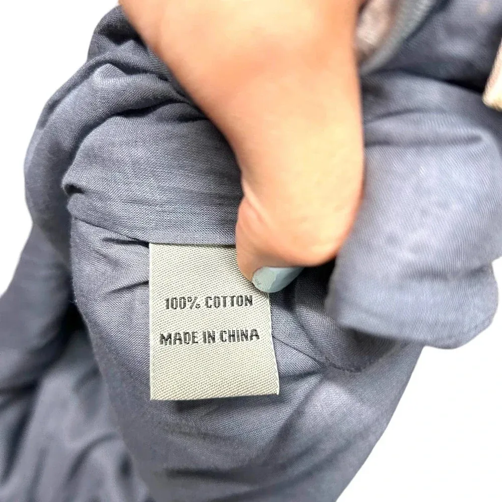 Orla Kiely Gray‎ Eyelet Lace Two Piece Skirt Suit Set Size 4 Gray - Image 11