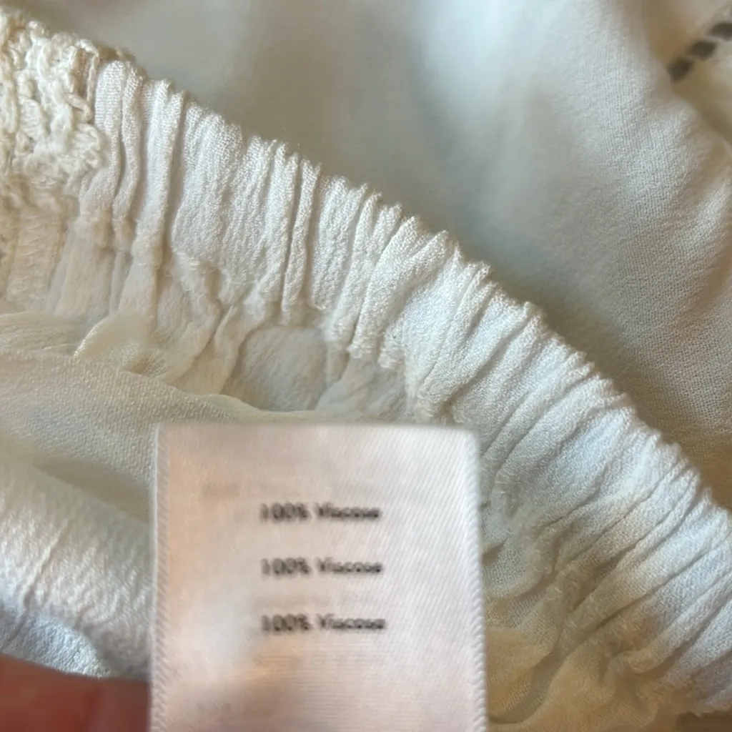 Rachel Parcell Off Shoulder Top in Ivory Size Medium NWT - Image 11