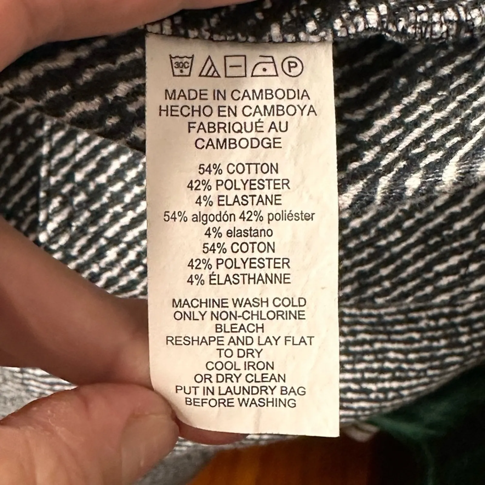 Michael Kors Black & White Slant Striped Pull On Leggings - Image 6