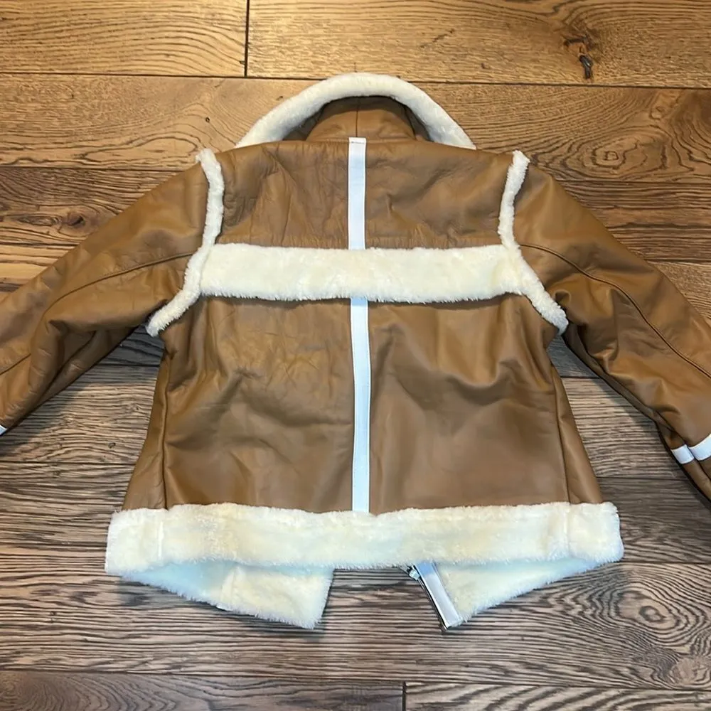 MARKHORWEAR LEATHER BOMBER JACKET M - Image 10