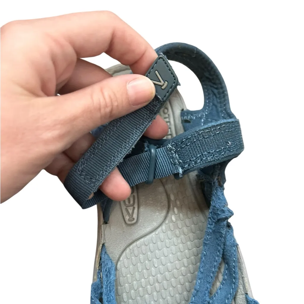 Keen Light Blue Leather Rose Outdoor Sandals women’s size 6‎ - Image 7