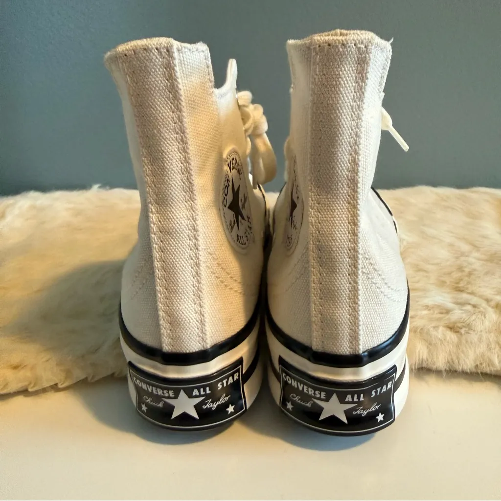 Converse Chuck Taylor 70 Plus All Star Lift Unisex High Top Sneakers - Image 6